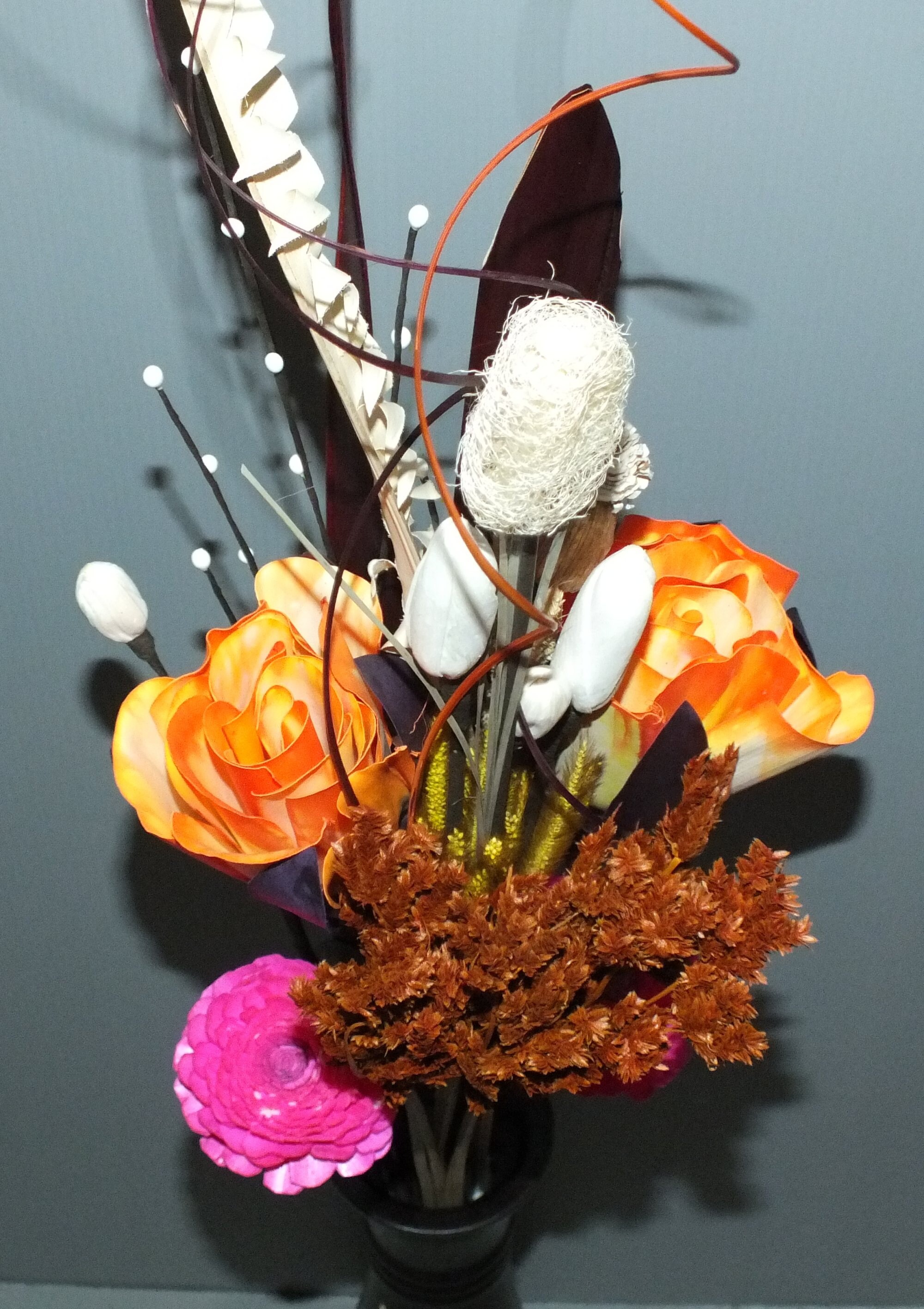 Handmade Flower Arrangement Bunch of Flowers ALL NATURAL Plant Material ...