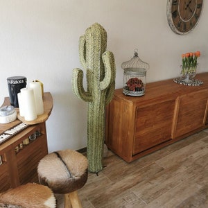 Moroccan Decorative Straw Cactus, Handmade straw cactus rattan, Cactus doum, moroccan decor, Bohemian Decor, cactus doum; gift for her