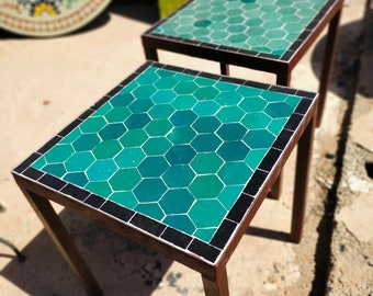 Morocco zellige coffee table - Handmade