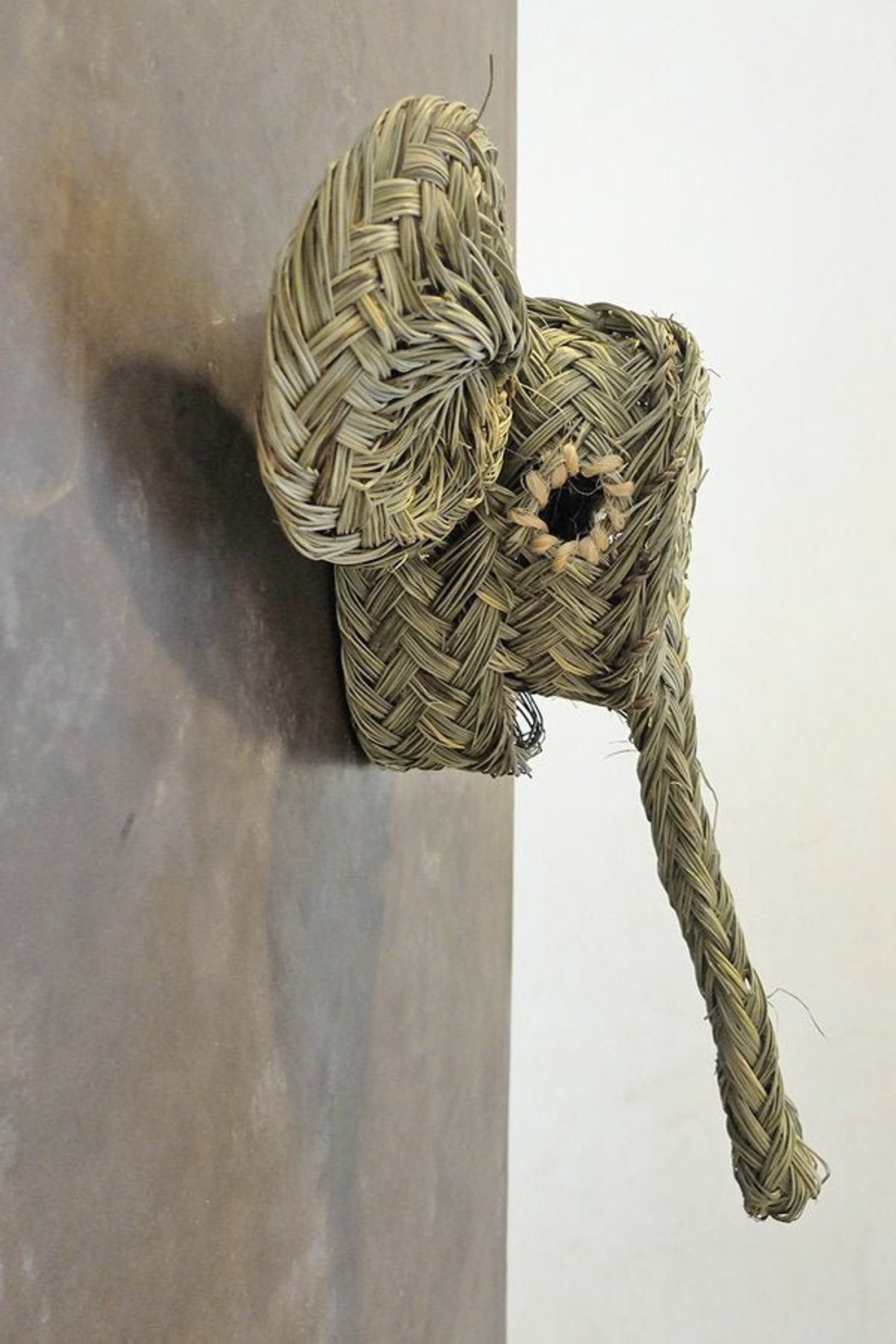 Moroccan Straw Elephant Head Animal Head Elephant Decor Faux Etsy UK