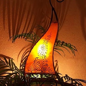 moroccan Lampshade,  Leather lampshade, moroccan decor, moroccan artisanat , handmade Lampshade