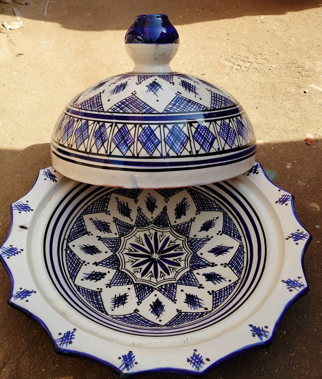 tagine 20 cm Tajine Handmade Moroccan beldi 