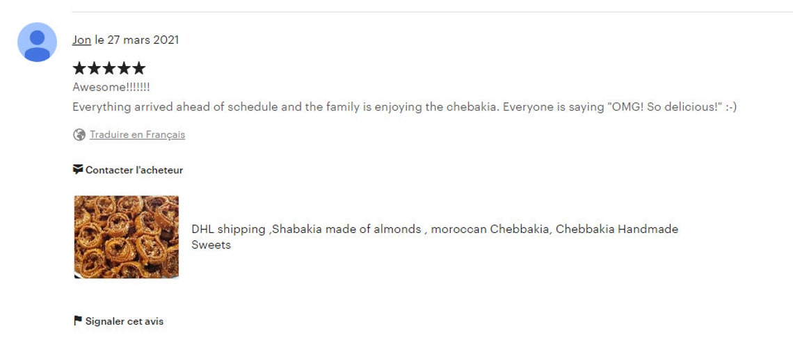 DHL Versand Shabakia aus Mandeln marokkanische Chebbakia | Etsy