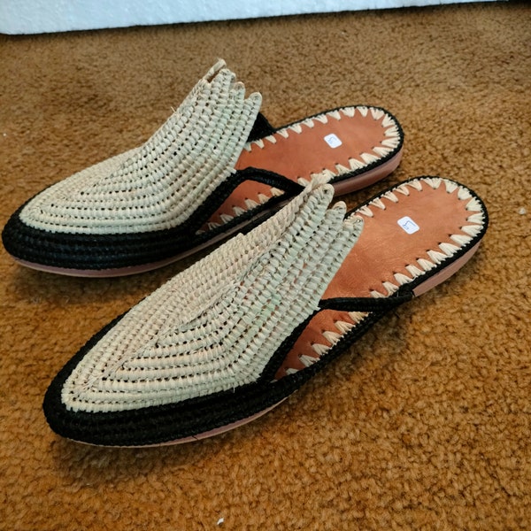 Raffia Sandals - Etsy