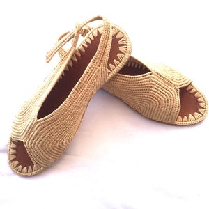 Wholesale , Sandales Raffia naturelles, Mules Raffia,Pantoufles Raffia Sandals pour femmes Confortables à la main Raphia , gift idea ..