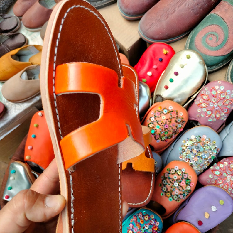 Wholesale MOROCCAN LEATHER SANDALS Etsy