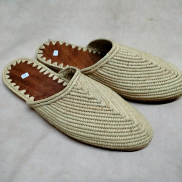 Wholesale, Natural Raffia Sandals, Raffia Mules, Raffia Sandals Slippers for Women Comfortable Handmade Raffia, gift idea..