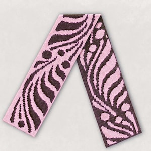 Art Nouveau Scarf Crochet Pattern – Double Knitting Scheme PDF