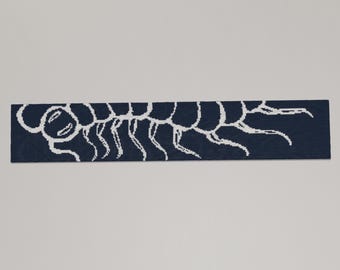 Haakpatroon duizendpoot unisex sjaal pdf - Insect spooky dubbelgebreide sjaal