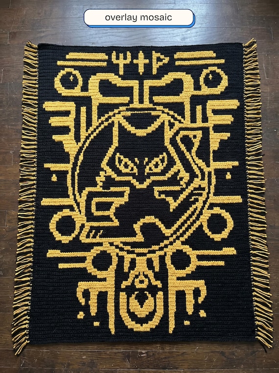Ancient Mew blanket single crochet