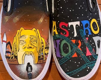 travis scott custom vans