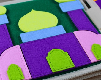 An Islamic and Ramadan-themed quiet book for a busy Muslim baby