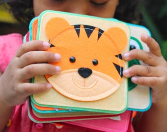 PDF and SVG DIY animal alphabet flashcard pattern, an educational craft for interactive learning