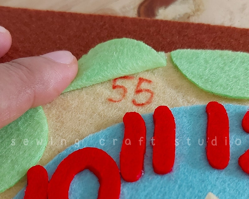 PDF SVG Clock Quiet Book Page Activity Pattern Etsy Australia