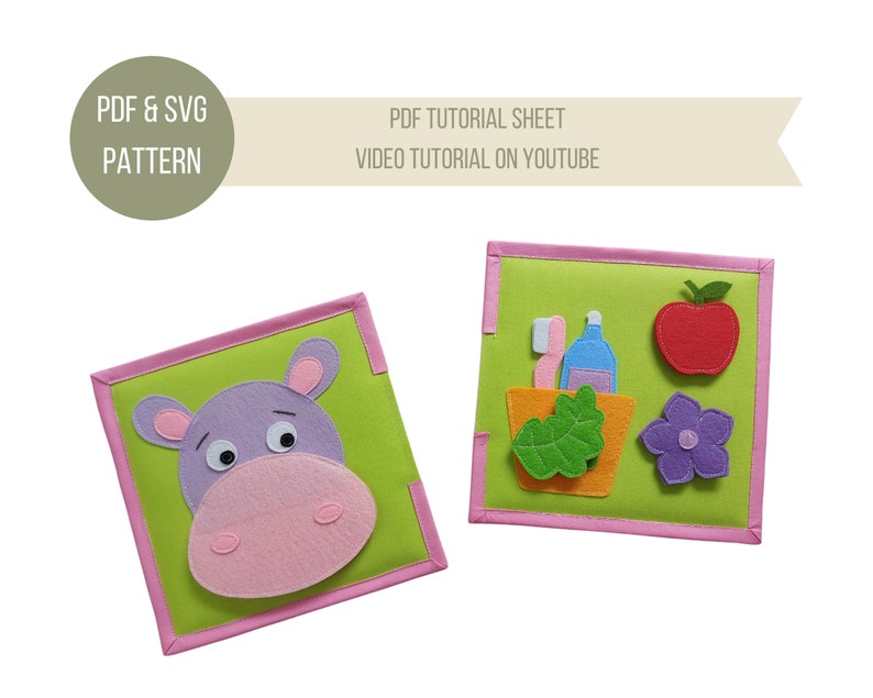 Quiet Book Pattern for Tooth-brushing Activity Sew No Sew Busy B Quiet Book Pattern for Tooth-brushing Activity Sew No Sew Busy B