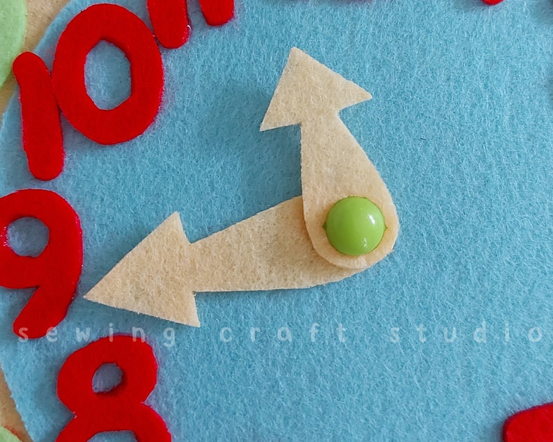 PDF SVG Clock Quiet Book Page Activity Pattern Etsy Australia