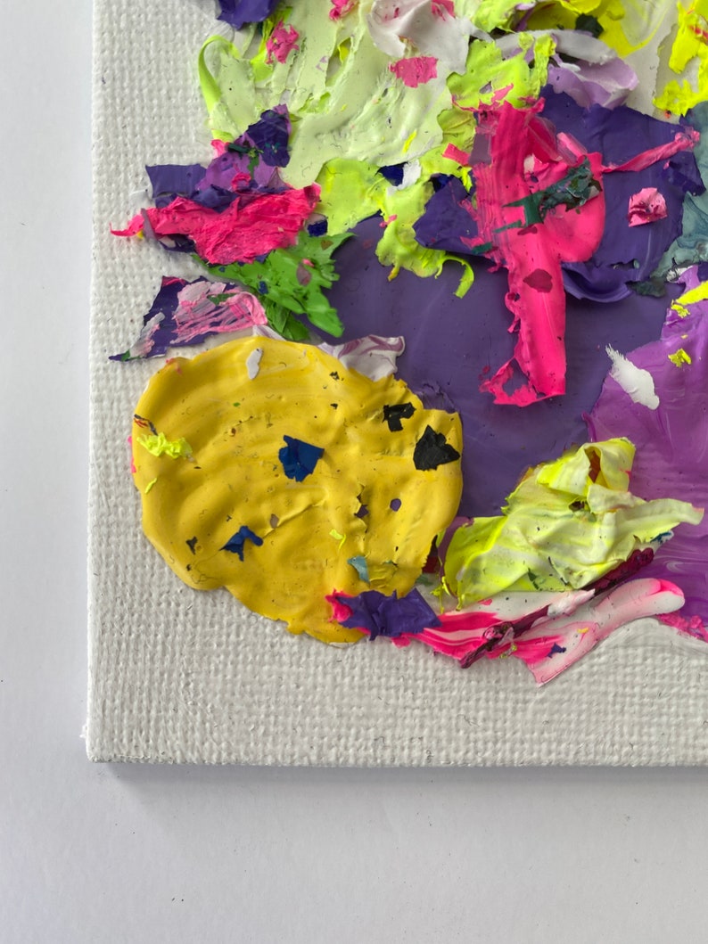 Acrylic palette art in canvas board \u201cChi\u201d Acrylic palette art in canvas board \u201cChi\u201d