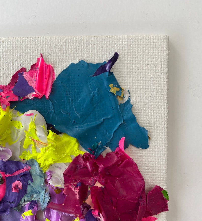 Acrylic palette art in canvas board \u201cChi\u201d Acrylic palette art in canvas board \u201cChi\u201d