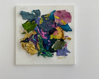 Acrylic palette art in canvas board \u201cChi\u201d Acrylic palette art in canvas board \u201cChi\u201d