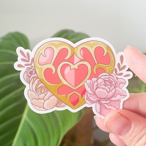 Heart Container Vinyl Waterproof Die Cut Sticker - 2.7 inch Legend of Zelda: Tears of the Kingdom / Breath of the Wild Sticker