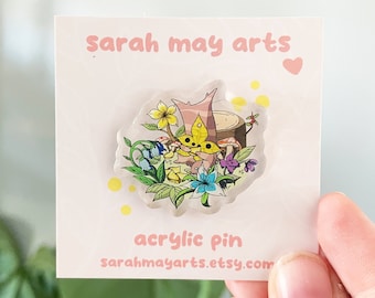 Korok Garden Acrylic Pin | Legend of Zelda: Breath of the Wild Floral Pin