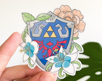 Hylian Shield Vinyl Waterproof Die Cut Sticker - 3 inch Legend of Zelda: Breath of the Wild Sticker