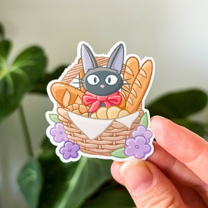 Bakery Black Cat waterdichte gestanste sticker - 2,1 inch anime sticker