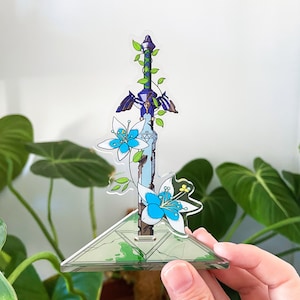 Master Sword Pedestal Acrylic Standee | Legend of Zelda: Breath of the Wild Inspired Acrylic Standee