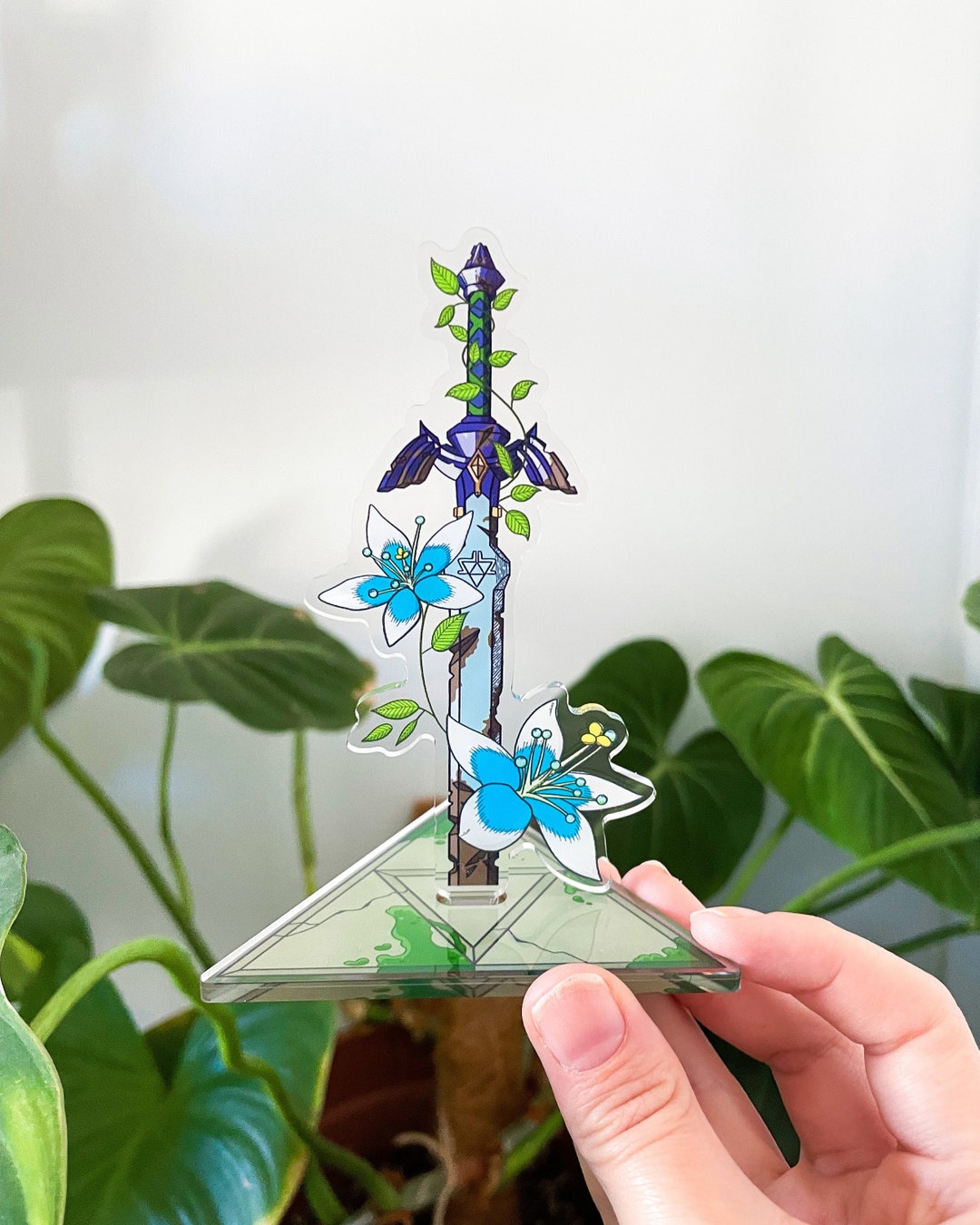 Master Sword Pedestal Acrylic Standee Legend of Zelda Breath of the