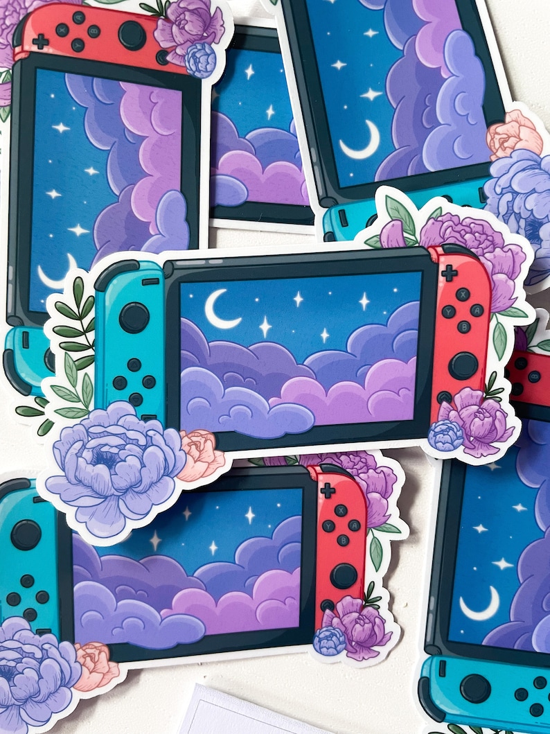 Swecth Sticker Switch Waterproof Die Cut Sticker - 3 Inch Nintendo Video Game Sticker ...