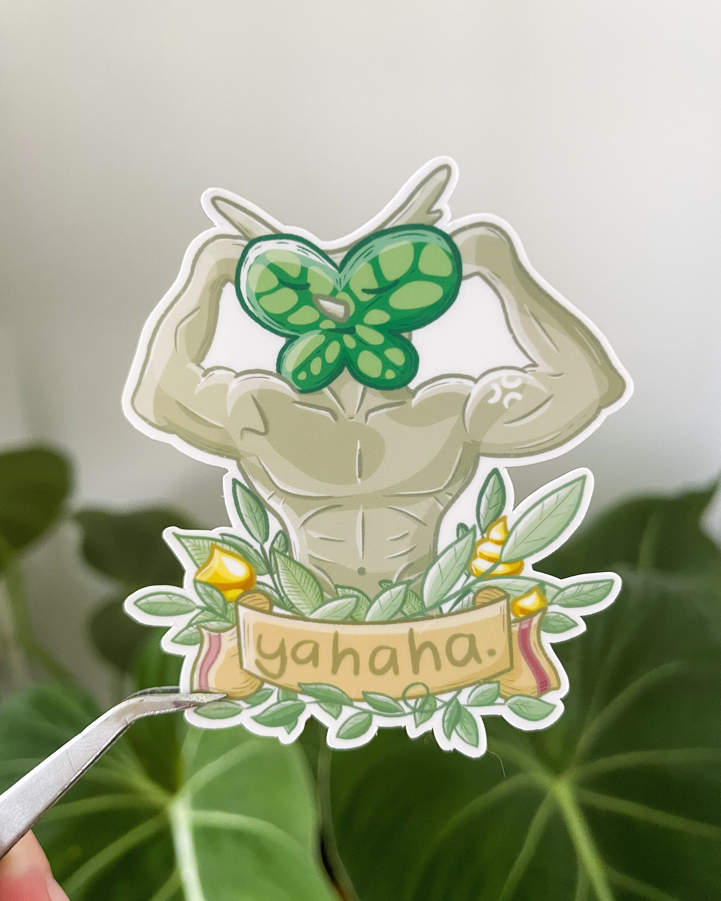Buff Korok Vinyl Waterproof Die Cut Sticker - 3 Inch Legend of