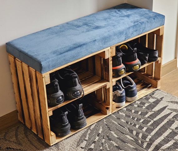 Shoe rack with cushion hotsell