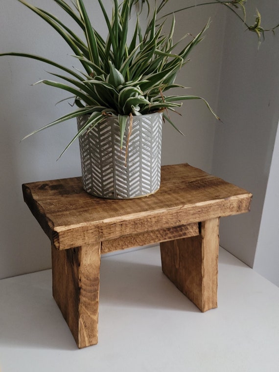 Rustic plant table deals