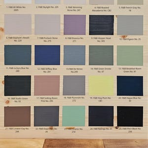 colour chart for wooden shoe rack