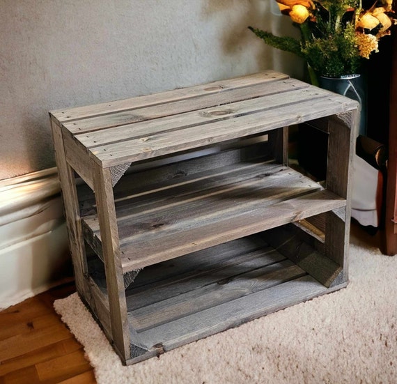 Apple cheap crate bookshelf