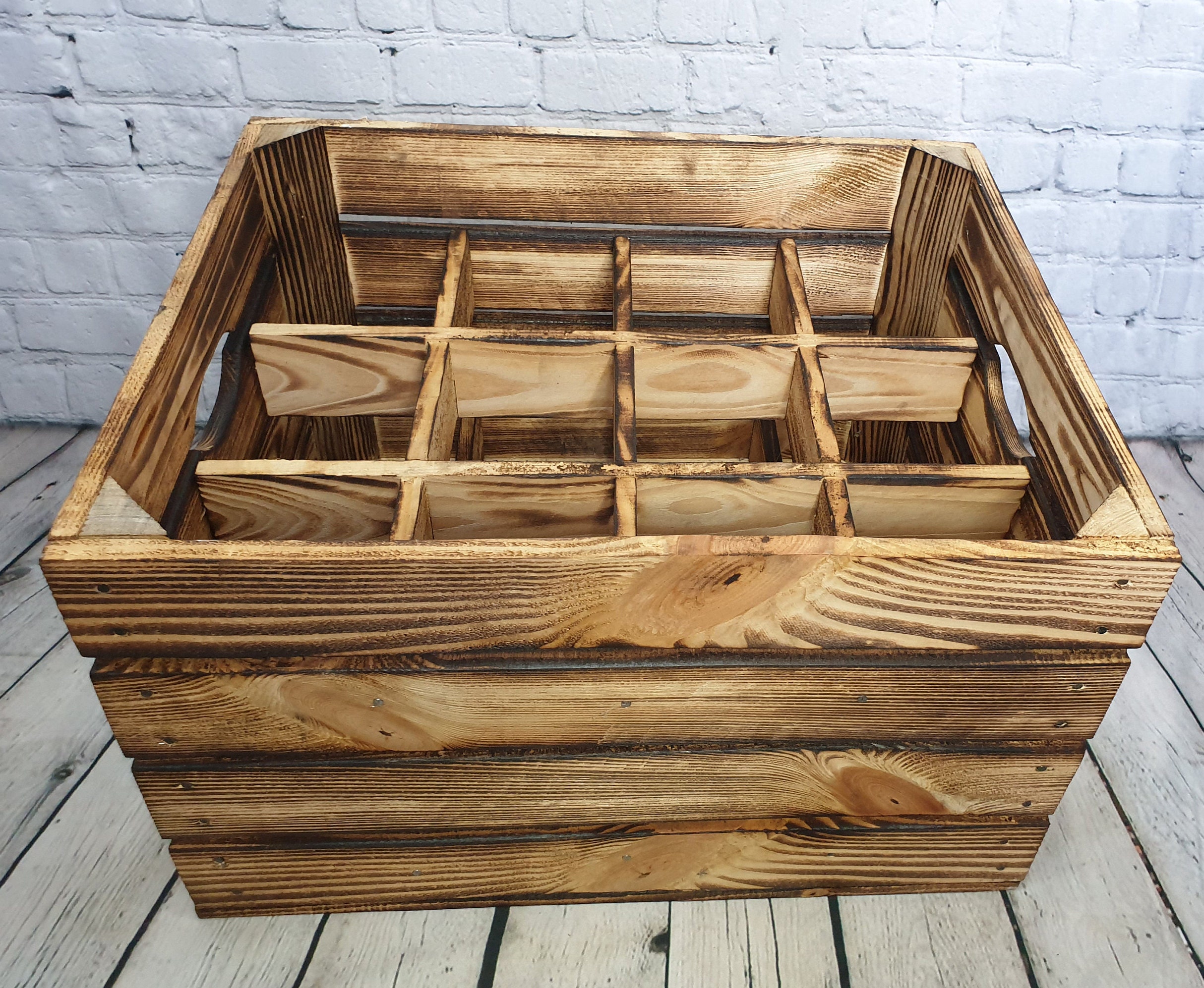 Wooden Wine Crates Storage Crate Storage Unit Etsy