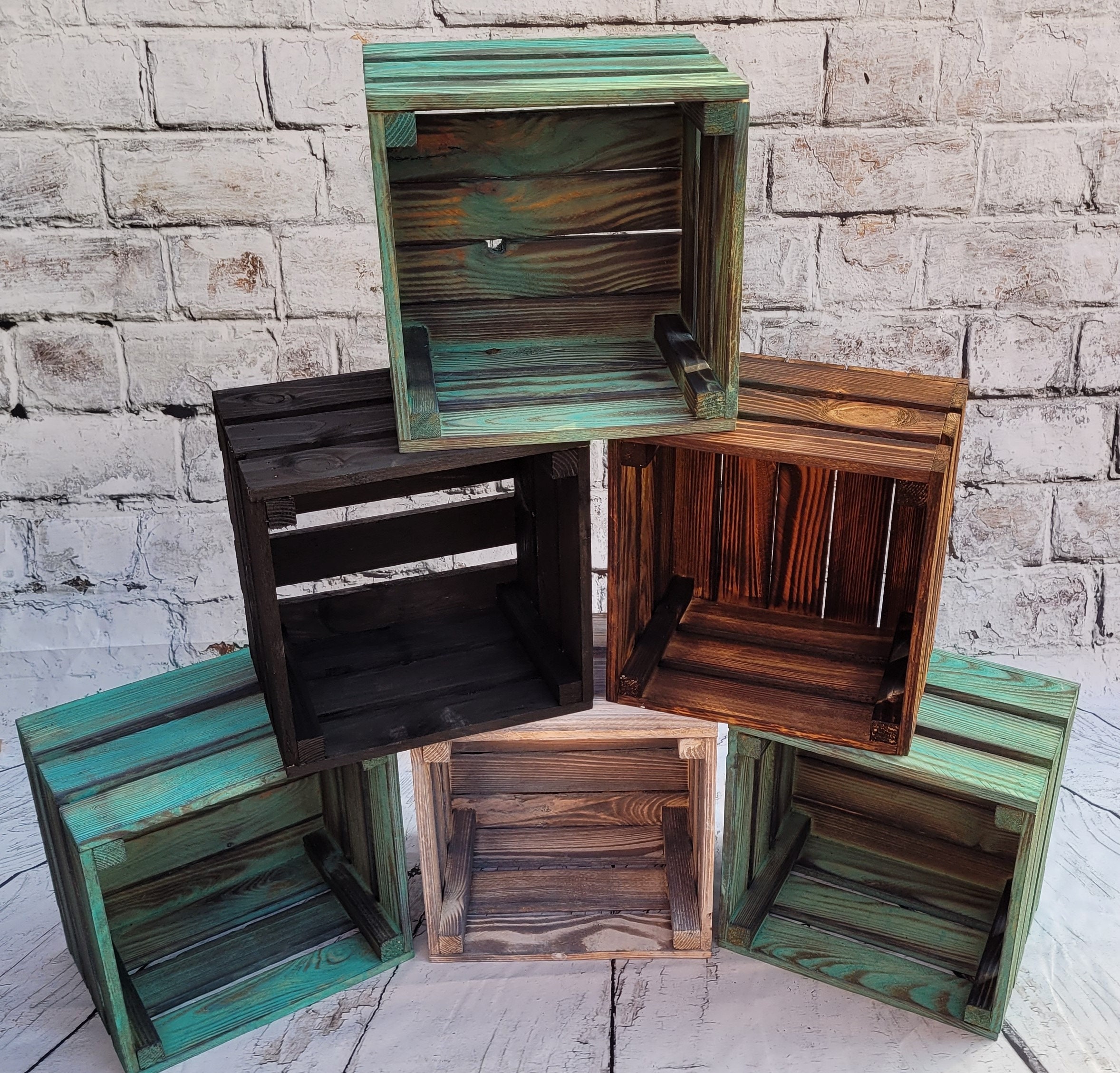 Small Wooden Crate Gift Box Etsy UK