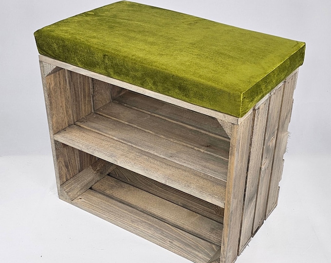 Upholstered Wooden Crate