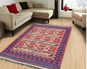 176x124 cm Free Shipping At Lowest Price 6x4 Feet Turkish Kilim rug,Pictorial rug,Anatolian Rug,Modern Kilim,Handwoven rug Afghan Kilim
