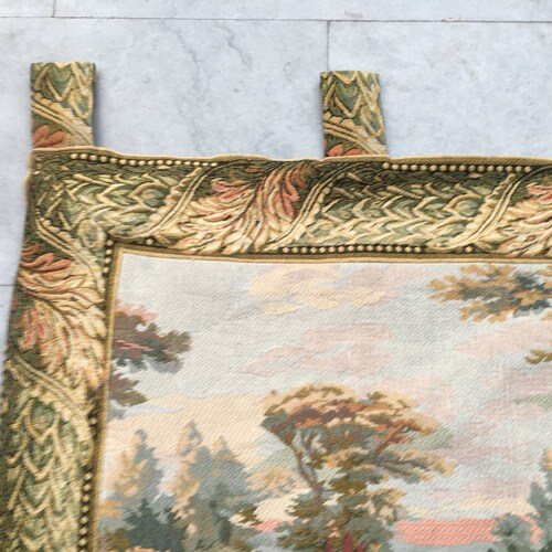 3x4 Feet, French tapestry,Vintage Tapestry,Romantic tapestry,Authentic Tapestry,Wall Hanging Tapestry,Home shops decor,125x88 cm,Free Shipping