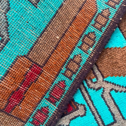 2.5x2 Feet, War Rug, Afghan Rug, Handknotted Rug,Turkish Rug, shops Boho Area Rug,war Rug, Afghan Wool Kilim Rug, 75x60 cm, Free Shipping