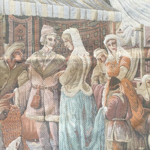 3x4 shops French tapestry,Antique tapestry,Authentic Tapestry,Stunning Tapesty,Home decor tapestry/wall hanging,125x100 cm, Free Shipping