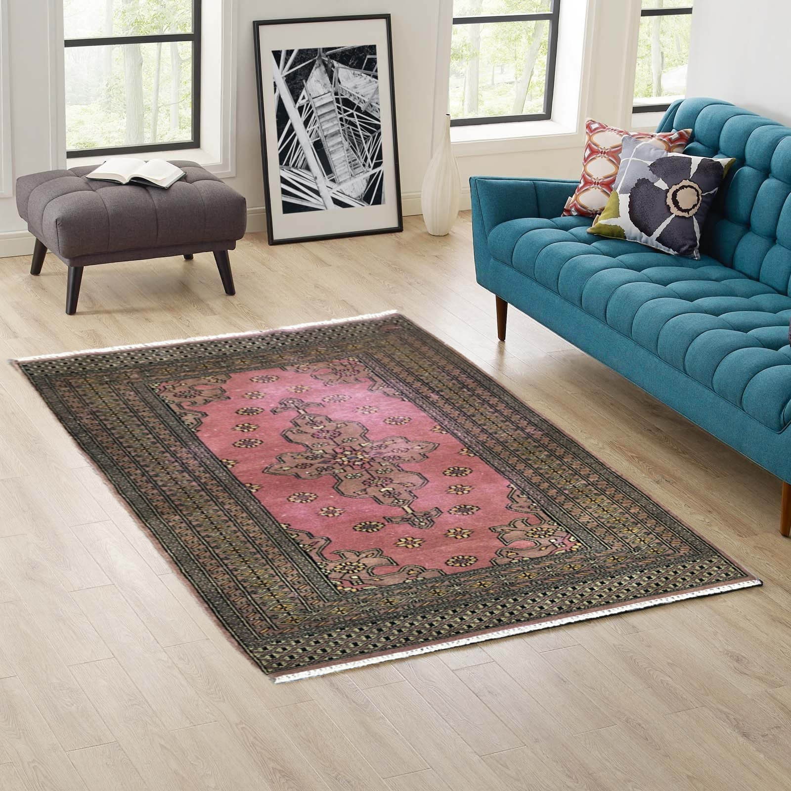 5x3 Feet/ Afghan Rug / Oushak Rug / Turkish Rug / Floral Rug / Etsy