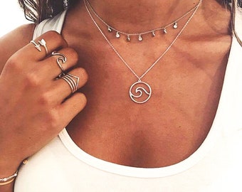 Boho Layer Necklace - Etsy Australia
