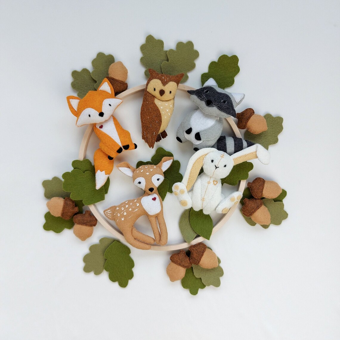 Mobile Kinderzimmer Wald mobile. Baby Mobile Fuchs Filz Etsy