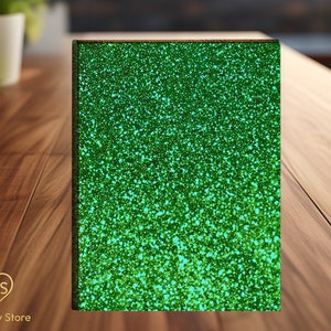 Groene glitter Celebrity Award-folio's, luxe folio voor winnaars, groene glitter menuhouder, aandenken folio, luxe award-enveloppen, groene map