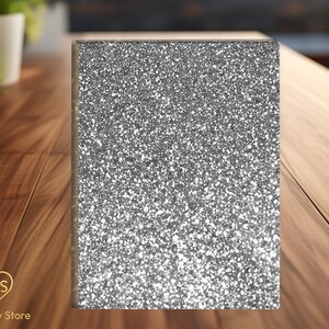 Silver Glitter Celebrity Award-folio's, luxe folio voor winnaars, menu zilver glitter, aandenken folio, luxe award-enveloppen, zilveren map