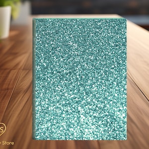 Teal Glitter Celebrity Award Folio's, Luxe Folio voor Winnaars, Teal Glitter Menu, Keepsake Folio, Award Enveloppen, Teal Luxury Folder