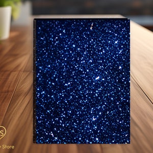 Navy Glitter Celebrity Award Folio's, Luxe Folio voor Winnaars, Marineblauw Glitter Menu, Keepsake Folio, Award Enveloppen, Marineblauwe Luxe Map