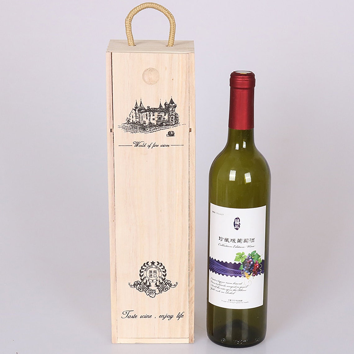 Wine Wooden Storage Box Customed Wooden Wine Storage Box Etsy